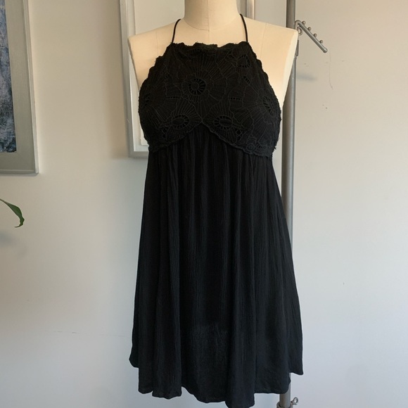 Forever 21 Dresses & Skirts - New Forever 21 black embellished sun dress